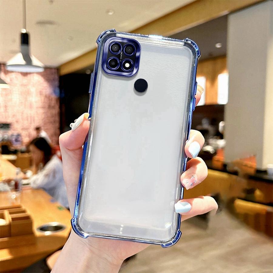 Противоударный чехол с защитой камеры (подушка) для Realme GT 5G 7 7T 14X 11 12 Pro Plus 12X 14 14T 8 9 5 6i 7i C31 Покрытие Силикон ТПУ Прозрачная крышка