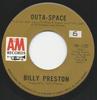 7-дюймовая пластинка BILLY PRESTON  OutaSpace  I Wrote A Simple Song AM1320 AM Records 1972 Канада SoulFunk Б/у