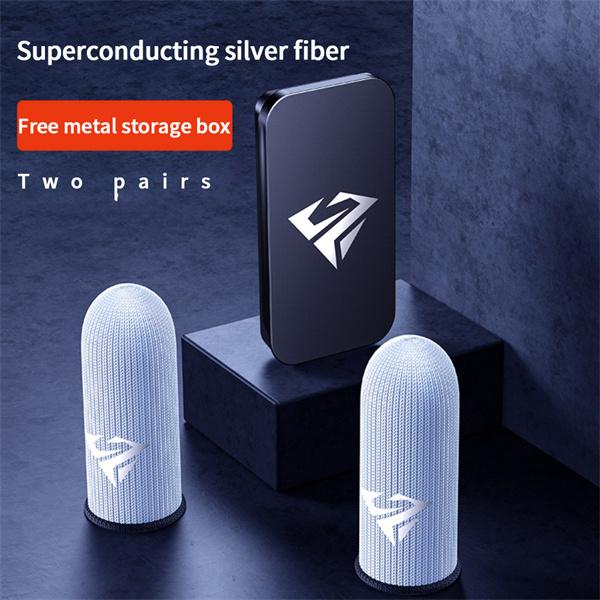 Мобильный телефон для игр, нескользящий сенсорный экран, рукава для большого пальца, защита от пота, чехол для пальца, перчатки для пальцев