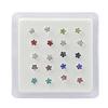 Bluelans Earrings Stud Jewelry Women Nose Flower  Body Piercing 20Pcs/Box