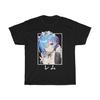 Футболка ReZero Rem V2 Аниме Уличная одежда Ваифу Эмилия Рам Унисекс