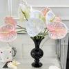 1/5/10Pcs Artificial Palm Flamingo Palm Silk Flower Wedding Flower Arrangement Long Branch Fake Flowers Home Wedding Decoration