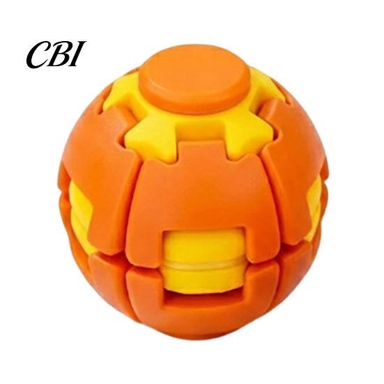 Office Stress Reducer 3D Printed Ball, Press & Rotating Finger Spinner, Decompression Ball Concentration Training Toy Toys, Portable Ergonomic Fidget