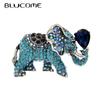 Броши со стразами и слонами для женщин, винтажная булавка с животными, 6 цветов, новый дизайн, высокое качество, 2023
