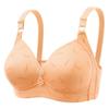 Underwear Large Size Thin Style Without Steel Ring Comfortable Collection of Breasts Gathering Women's Upper Support Adjustment Type Anti-sagging Bra