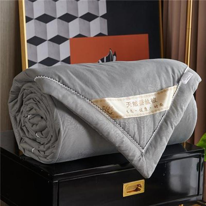 Одеяло из шелка тутового дерева для детей, хлопок, приятный к коже, тисненое тонкое одеяло, полуторный, двуспальный комплект постельного белья, весеннее одеяло, летнее