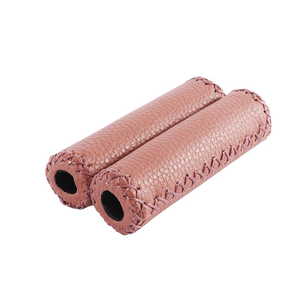Cover Leather Bicycle Grips Retro Cycling Grip Vintage Bicycle Grips Bicycle Handlebar Grips