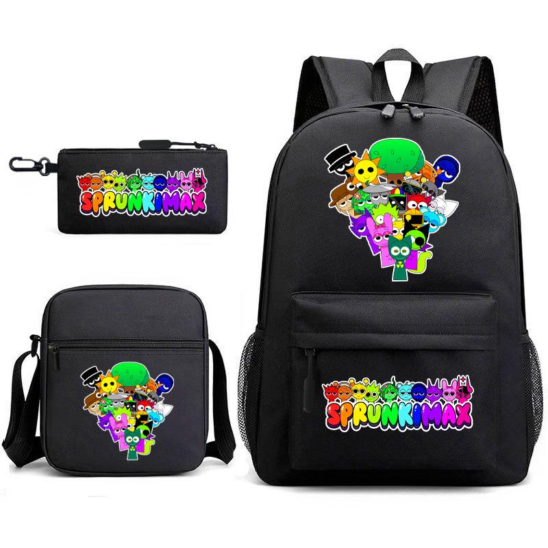 Rhythm Box Peripheral Elementary School Bag Starry Sky Backpack Three-piece Set