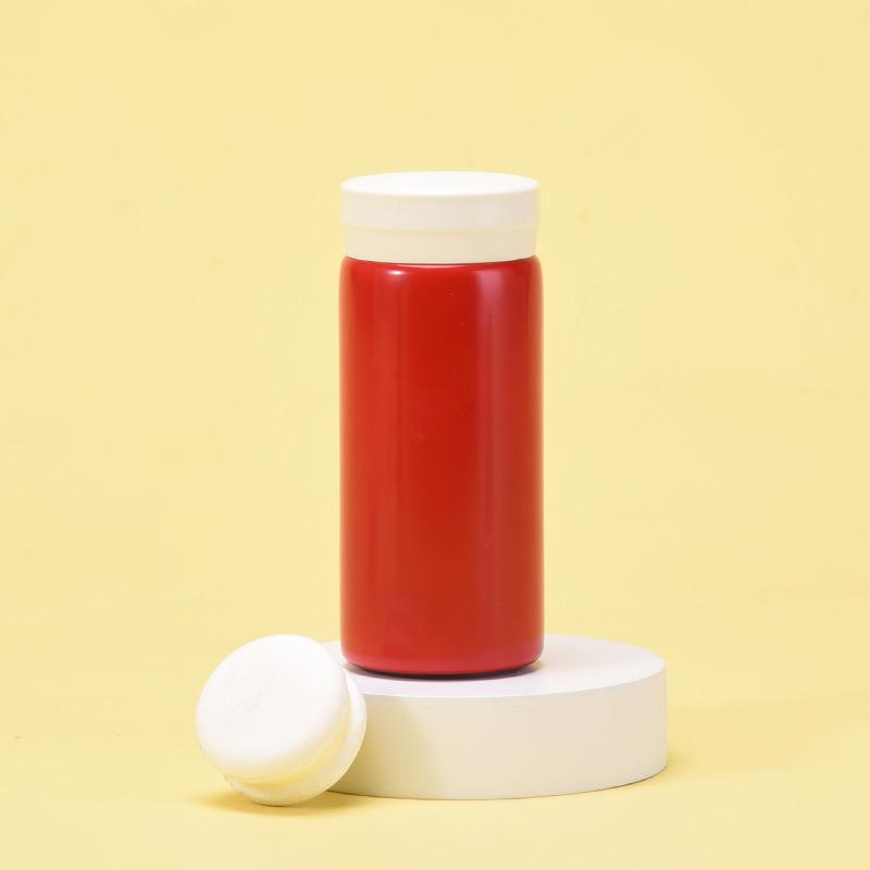 Stainless Steel Thermos Cup, Portable Mini Carry-On Water Cup Girl Pocket Cup