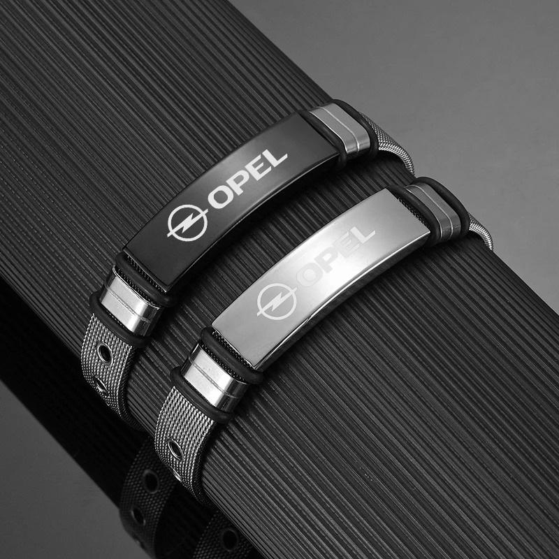 Модный автомобильный логотип из нержавеющей стали Для мужчин Мальчиков Аксессуар Подарок Для Opel Corsa D Astra Insignia Mokka Adam Combo OPC Vectra H G J