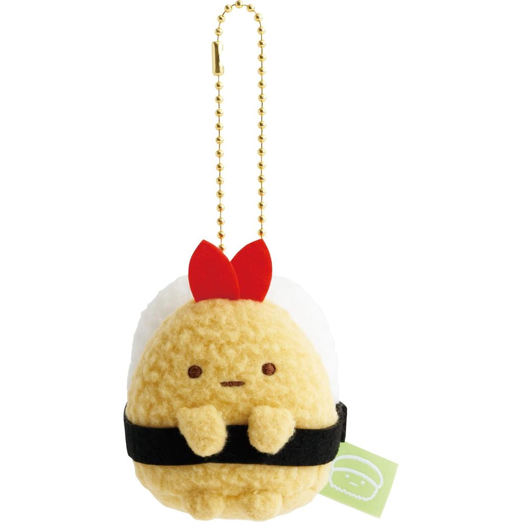 MV38801 Always Sushi Goods Sumikkogurashi Sushi Hanging Plush Toy Fried Shrimp Tail