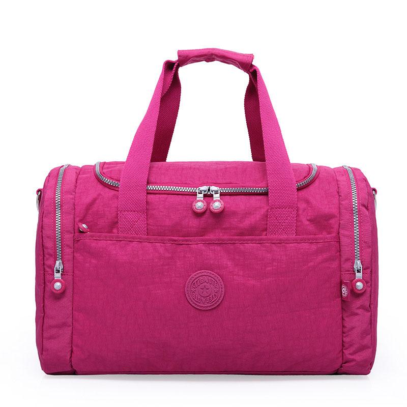 Нейлоновая дорожная сумка большой вместимости Модная водонепроницаемая легкая износостойкая повседневная сумка на одно плечо Портативная дорожная сумка двойного назначения