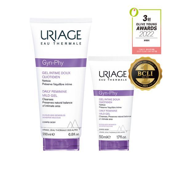 Uriage Gyn-Phy Dermal Mild Gel 200 мл специальный (+ 50 мл геля Dermal Mild в подарок)