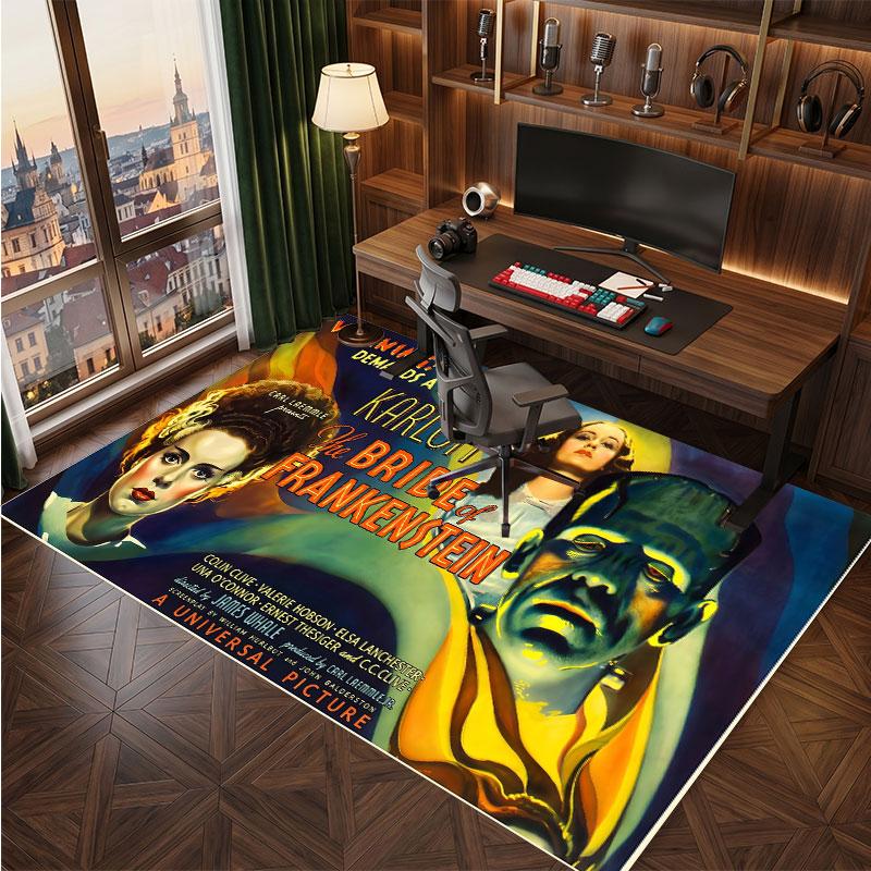 Bride of Frankenstein Rug Soft Thick Non Slip Floor Carpet for Bedroom Living Room Home Decor