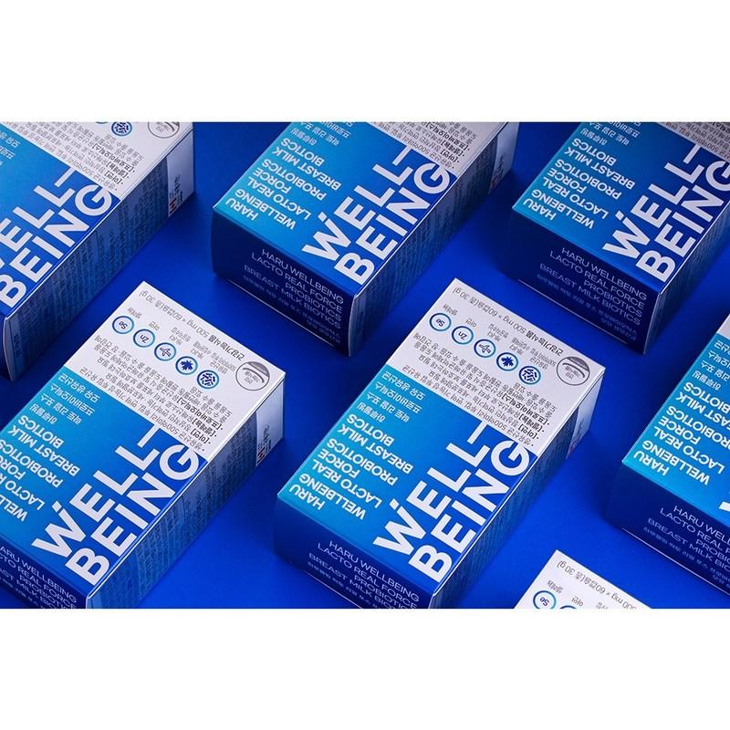 Haru Wellbeing Lacto Real Force Triple Probiotics Breast Milk Lactobacillus 500mg x 60 capsules, 60 tablets, 4 units