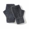 Solid Color Wool Knitted Gloves Cozy Fingerless Gloves  Winter Season Women's Wear