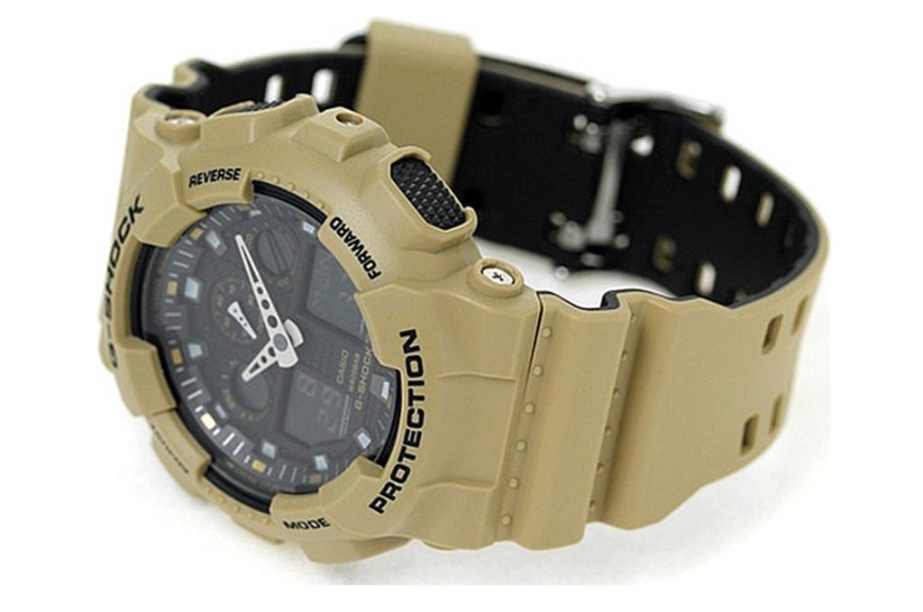 Casio G-Shock GA-100L-8A Аналогово-цифровые часы Серые/Черные