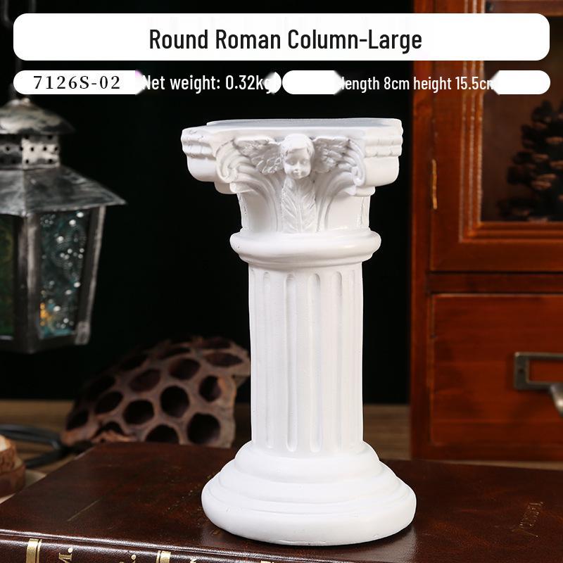 Европейская ретро фигурка ангела - Статуэтка девочки из гипса для церковных свадеб и фотосессий