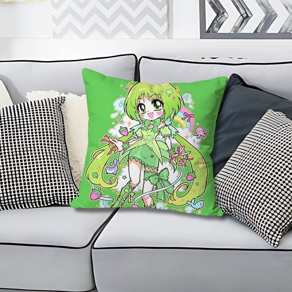 Милая Tokyo MMew Mew Различные размеры Квадратная наволочка Для Автомобиля Дома Спальни Декор Индивидуальный Подарок на День Святого Валентина
