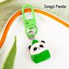 Cute Cartoon Panda Resin Keychain for Students - Perfect Schoolbag Pendant & Gift