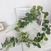 Artificial Simulation Green Plant Vine 52 Mesh Eucalyptus Money Leaf Vine Eucalyptus Leaf Home Decoration