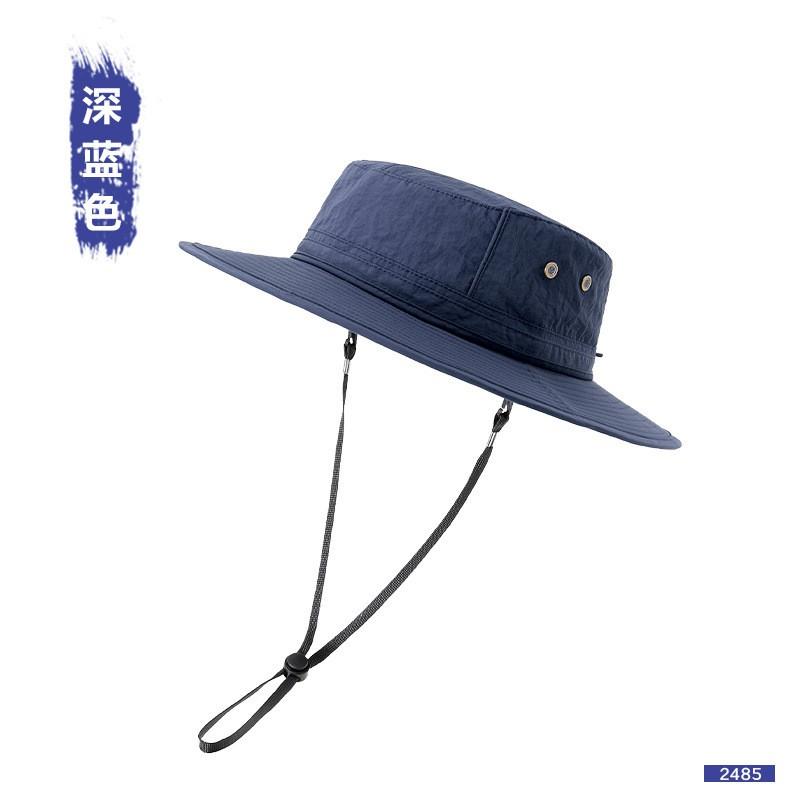 Lightweight Breathable Fishing Hat Men Women Sun Protection Wide Brim Outdoor Hiking Cap UV Resistant Quick Dry
