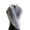Women Winter Scarf Cozy Fuzzy Imitation Solid Color Fur Soft Lightweight Thickened Warm