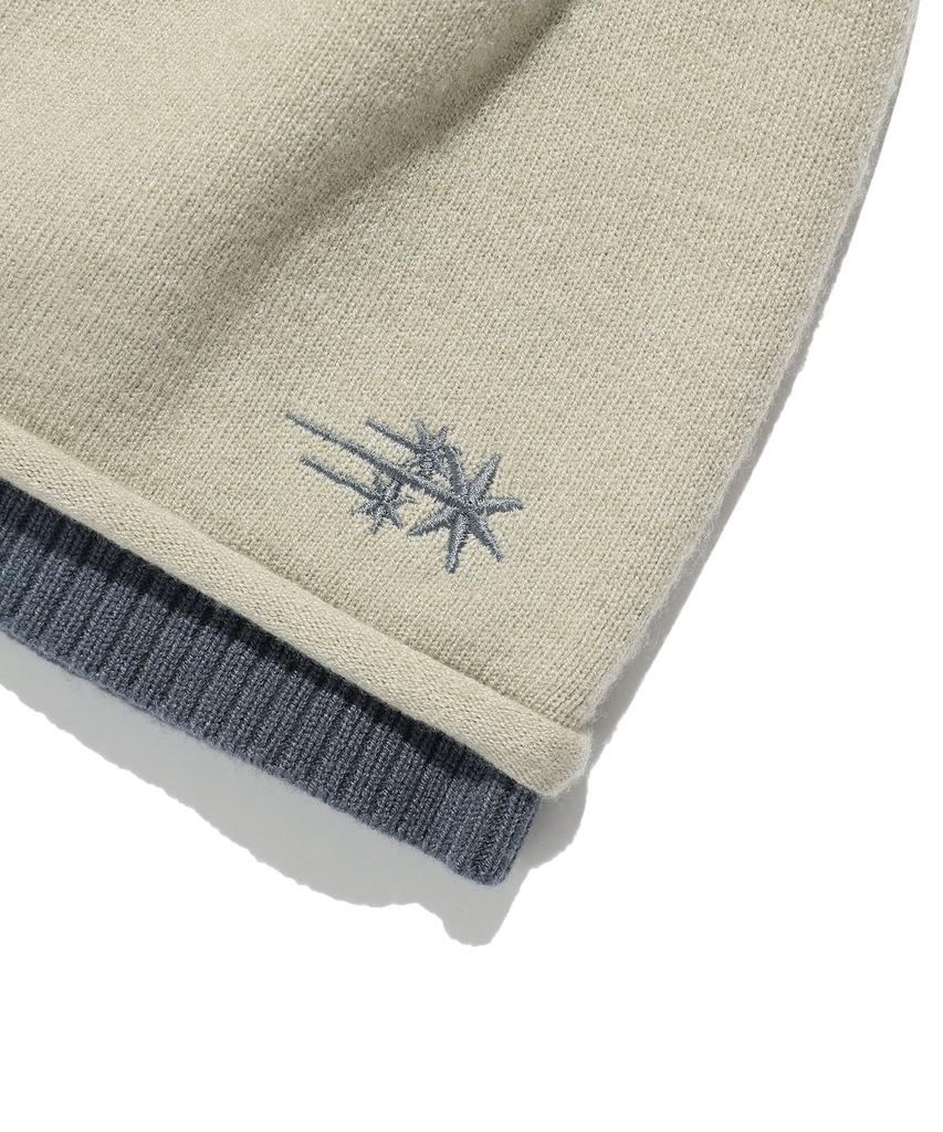 NICEGHOSTCLUB Layered Knit Beanie_Light Green(Ng2Gfuab21A)