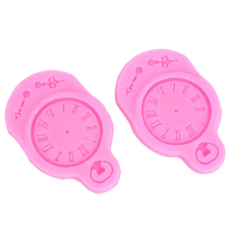 1 шт. силиконовые формы для часов, инструменты для украшения кексов, помадки, формочки для печенья и шоколада