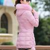 Women's Fashion Winter Long Coat Parka Jacket Cotton Padded Warm Down Coat Puffer Jacket Outerwear