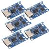5PCS TP4056 18650 Lithium Battery Charging Board Module 5V With Overcharge Protection for DIY Electronics Projects