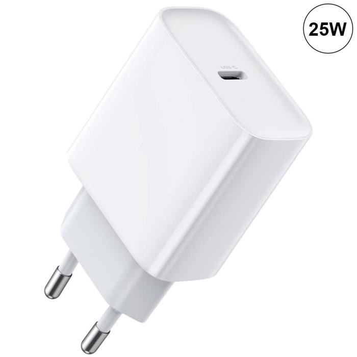 Chargeur Adaptateur - E.F.CONNECTION - 25W USB-C - Charge rapide - Compatible Xiaomi Redmi Note