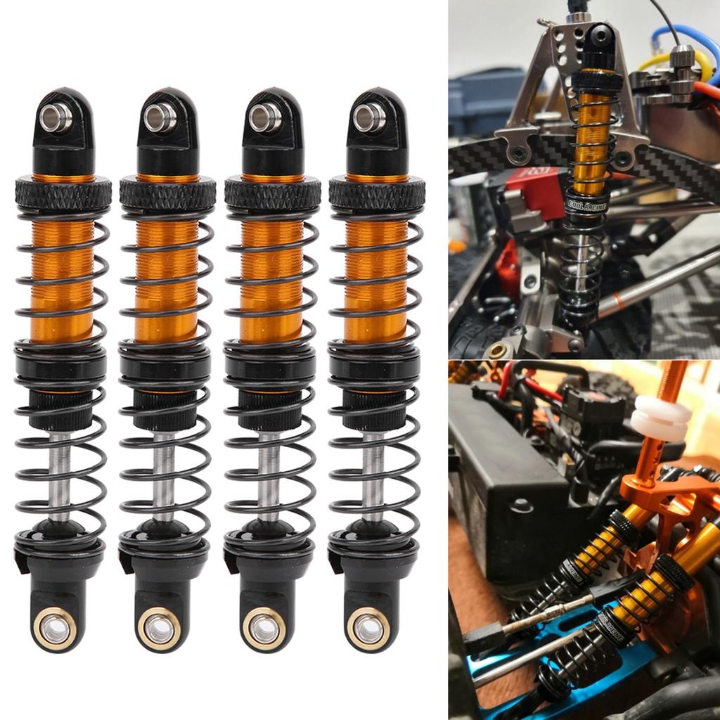 Масляная подвеска, амортизатор, стойки, демпфер, подходит для модели радиоуправляемой машины Tamiya CC01, аксессуар 80 мм