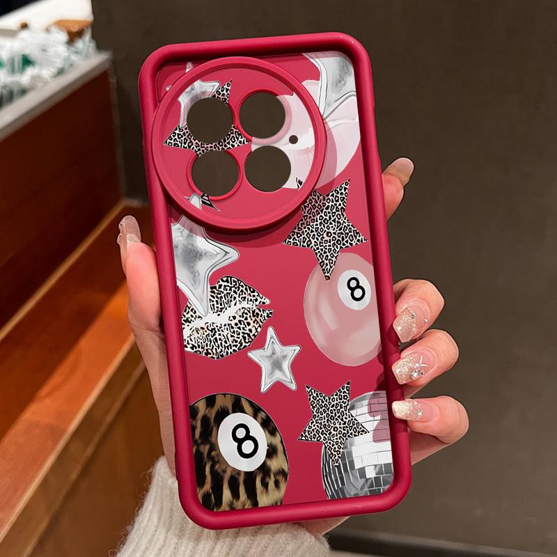 Vintage Leopard Print Stars Billiards Case For OnePlus 15 13 13T 12 Shockproof Bumper Silicone Cover For Oneplus Nord 5 13R 12R 11R 5G