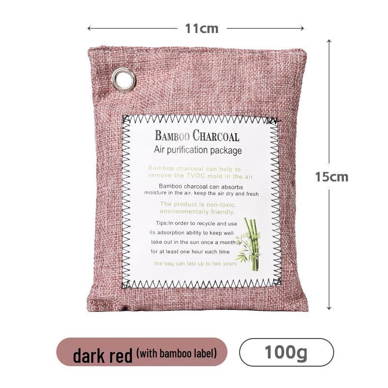 Дезодоратор для автомобиля с бамбуковым углем - 200 г мешок с активированным углем с логотипом на заказ