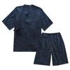 Jinbei Short Top and Bottom Made In Front Opening M [One Ambu] Men's Pajamas, Sleeves, Shorts, Set, 100% Cotton, Stylish, Japan, Cotton, Top,