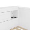 Диван-кровать Flieks 90x200 Выдвижная кушетка со светодиодной подсветкой, местом для хранения, розеткой + USB