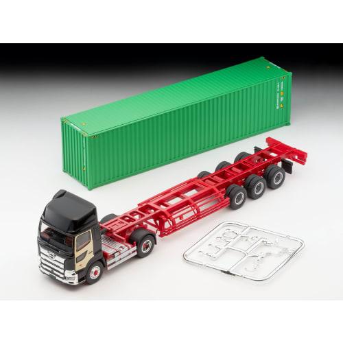 TOMYTEC Tomica Limited Vintage Neo LV-N292c Hino Profia 40-футовый прицеп-контейнеровоз (Toho Sharyo TC36H1C34) черный (Готовый продукт)