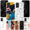 Абстрактная Линия Женское Лицо Чехол для Телефона для Samsung Galaxy A17 A37 A57 A16 A26 A36 A56 A15 A14 A13 A55 A54 A53 A35 A34 A33 A25 A24 A