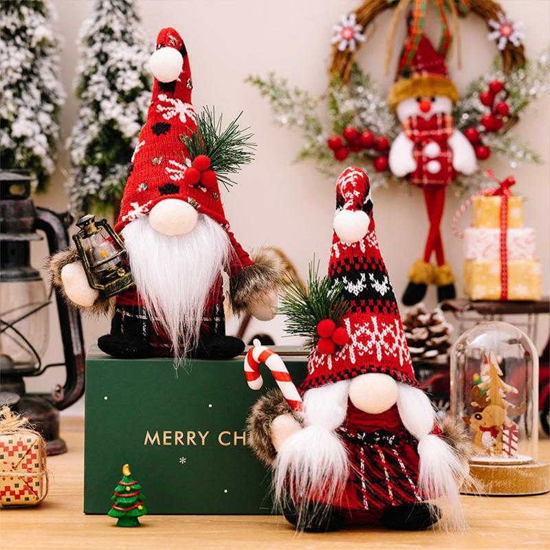 1PC Christmas Xmas New Year Gifts Home Gnome Christmas Faceless Doll Merry Christmas Decorations