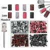 60PcsNail Sanding Bands Set  Comes With A 3/32 Nail Drill Bit Suitable For Acrylic Gel Nails