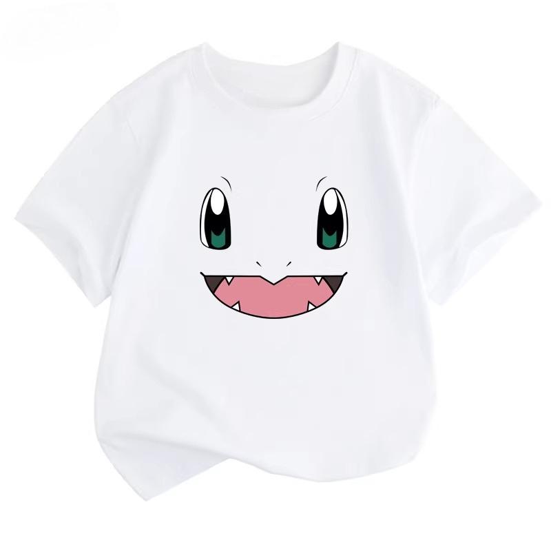 Potdemiel Summer New Pikachu Kids 100 Cotton TShirt Comfortable and Breathable Suitable for Boys and Girls