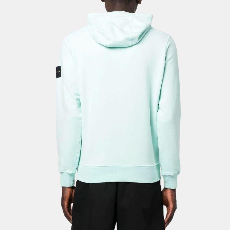 STONE ISLAND Худи Аква Мужские Топы Синий 771564120-V0044