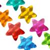 300Pcs Glittered Star Shaped Sticker Adhesive Wrapping Labels for Scrapbooking Christmas Card Envelope Party Invitation