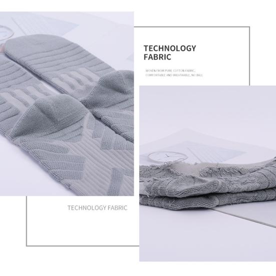 Basketball Socks for Men Boys Cotton Athletic Cushioned Crew Socks Breathable Performance Socks for Sports Running