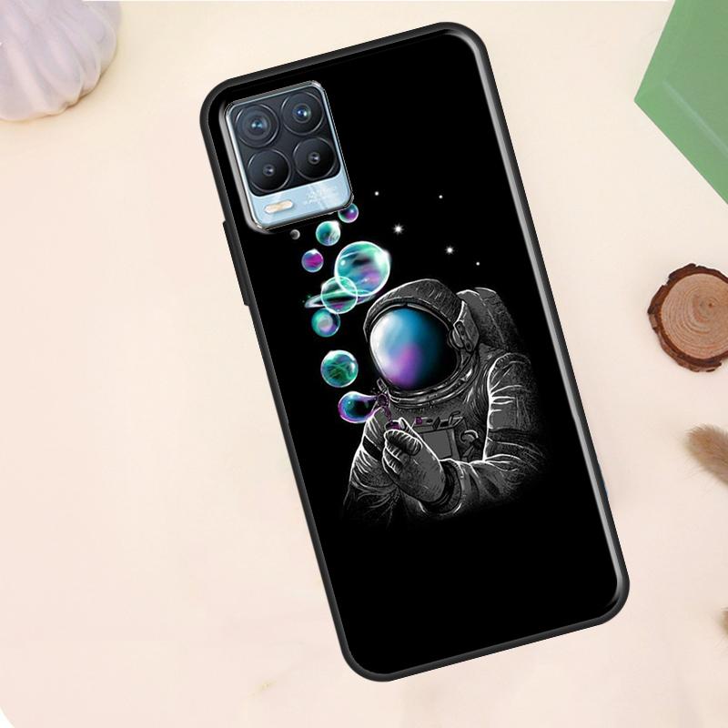 Astronaut Stars Space Planets Case For Realme C63 C61 C65 C67 C75 C55 C51 C53 C35 C71 11 12 13 14 15 Pro Plus GT6 GT7 Pro