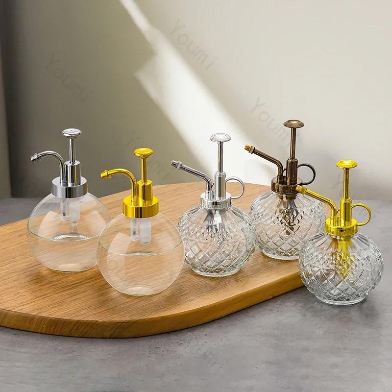 Стеклянный распылитель Nordic Relief, винтажный домашний распылитель, пневматический садовый распылитель, аксессуары для ванной комнаты, дезинфицирующие бутылки