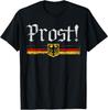 Oktoberfest Drinking Men Women Vintage German Flag Prost T-Shirt