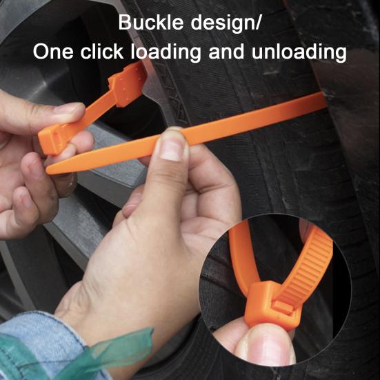 10/20/30/40Pcs Anti Skid Snow Chains Car Tire Snow Chains Car Winter Tire Wheels Chain Reusable