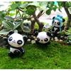 8-piece/set Panda Micro Landscape Resin Panda Moss Micro Landscape Decoration DIY Material Set Little Panda Desk Decoration